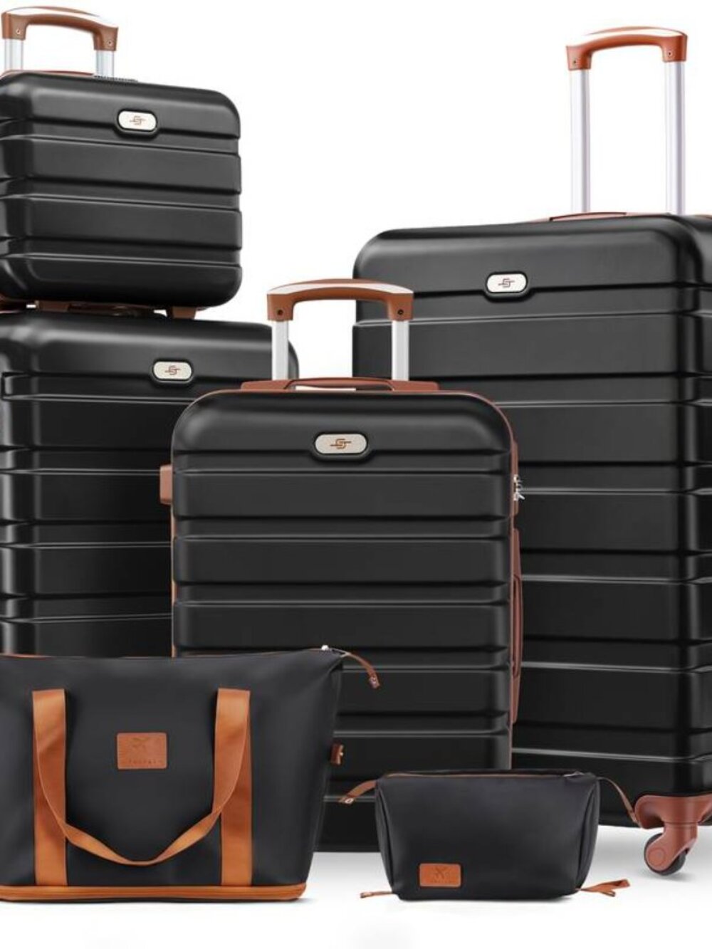 Multi-Piece Luggage Set with ABS Material and TSA Lock - Picture 2 of 9